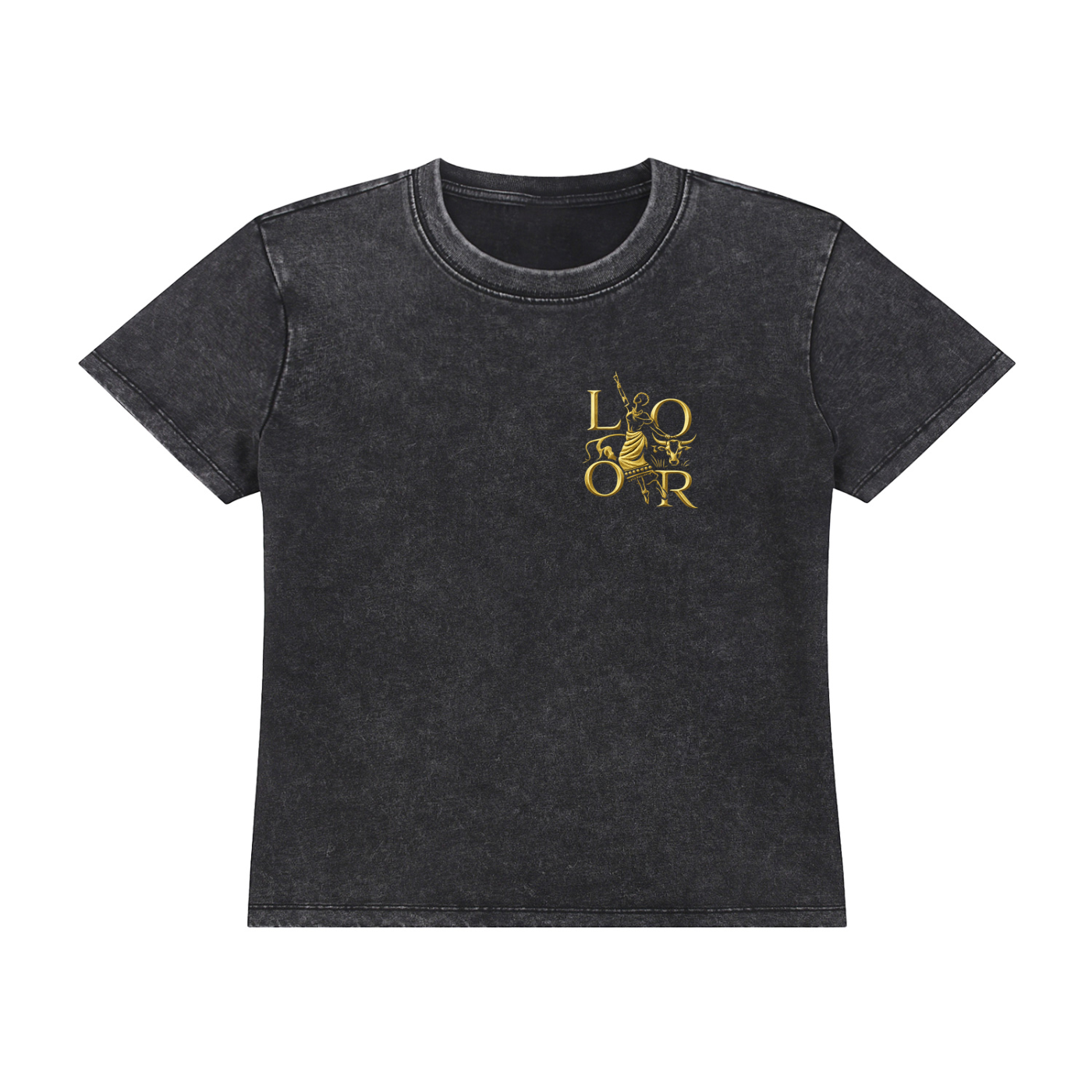 Women Vintage Wash Drop Shoulder T-shirt